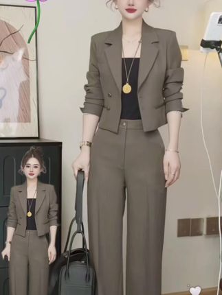 (分开拍)秋季2025 新款休闲西装气质洋气上衣通勤西服设计感外套