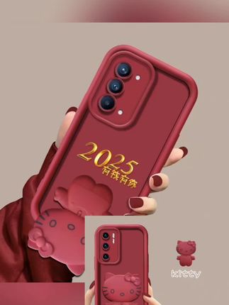 【opporeno6pro+】2025有钱有你新年猫咪支架手机壳防摔女款@DOU+小助手 @DOU+上热门