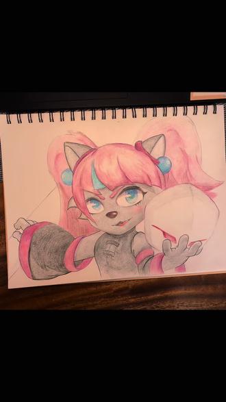 羊守12新角色莓太狼#喜羊羊与灰太狼 #古古怪界有古怪 #彩铅手绘 #画的不好勿喷 #日常