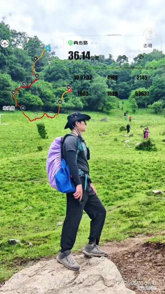 #真实生活分享计划 #关山C线 #高山绿色草甸 一日速穿!