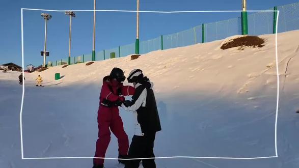 云旗郝熠然滑雪vlog来啦!这也太甜了吧!!又让我磕到了!!#滑雪 #云旗 #郝熠然 #云熠