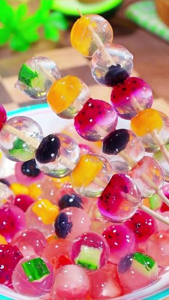 宝宝也能吃的花样果冻做法啦~🌈#果冻#宝宝辅食#宝宝爱吃#我的厨房日记#美食教程