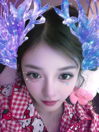 这特效把下巴削尖了!#迪丽热巴人鱼公主