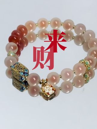 来财!招财!召桃花! #珠宝首饰 #水晶手链 #天然水晶 #手串搭配 #原创饰品