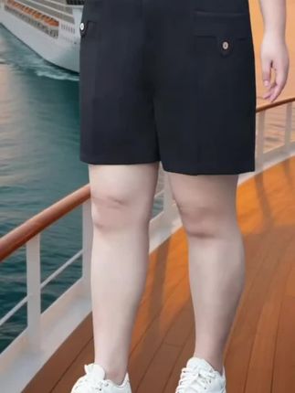 #夏季穿搭 #五分裤#短裤 #加肥加大码胖瘦都能穿