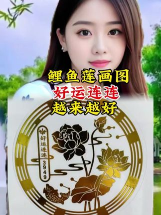 #鲤鱼连画贴 #好运连连 #好运连连财源滚滚 #越来越好的路上
