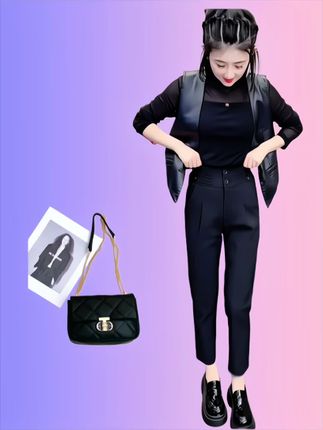 #休闲裤 #多巴胺女孩穿搭