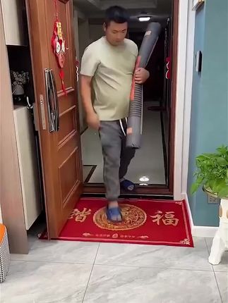 硅藻泥结婚红地垫浴室吸水防滑橡胶垫入户进门口双喜字地毯