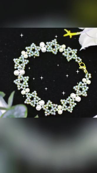 幸运星米珠手链 范特西手工DIY串珠首饰
#diy饰品分享 #珠珠手链diy #米珠教程 #串珠