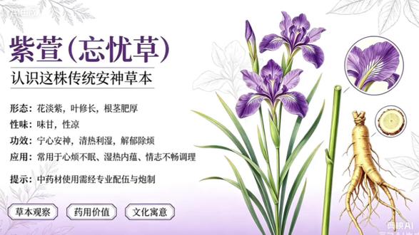 中药——紫萱篇 #中草药知识 #中药材 #听故事学中药 #本草纲目 #仅供参考如有不适请及时就医