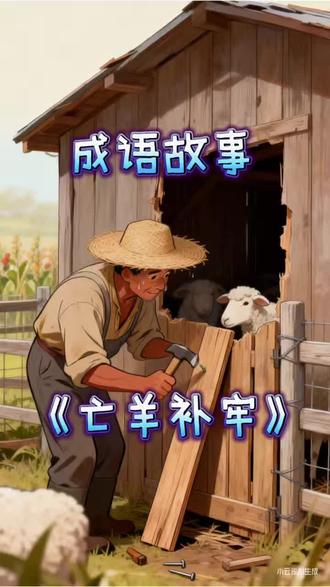 每天一个小故事:《亡羊补牢》
出处:它出自《战国策·楚策四》。
含义:指羊逃跑了再去修补羊圈,还不算晚。比喻出了问题以后想办法补救,免得以后继续受损失。
#成语故事 #寓言故事小讲堂 #道理故事 #成长思维 #成语