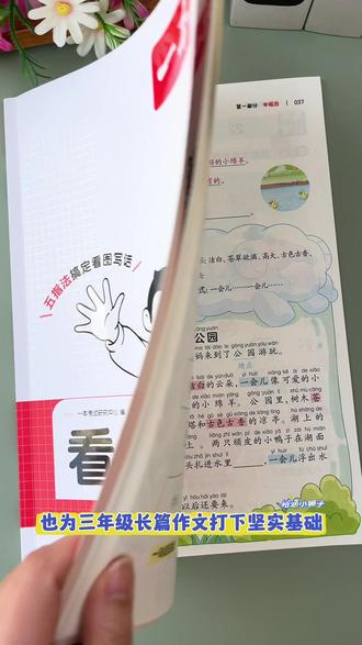 #看图写话 是一二年级的重难点,也是拉开分数的关键,这本看图写话,一步步教会孩子写作技巧,轻松搞定看图写话#一二年级看图写话 #一年级 #看图说话