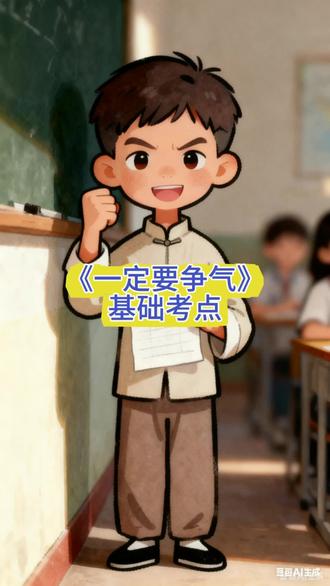 三上语文《一定要争气》基础考点