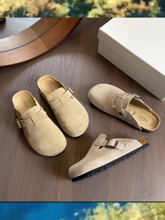 想买勃肯的就买这双,对比了才知道,版型做工质量完全不一样!很舒服#勃肯半拖 #牛皮勃肯鞋 #勃肯穿搭 #舒服百搭鞋子