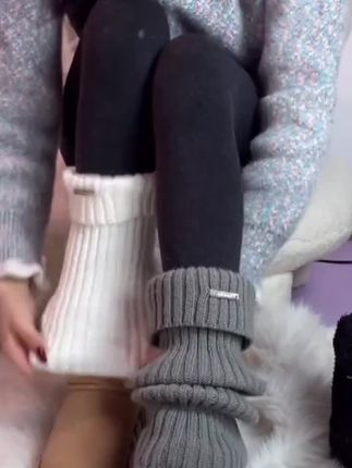女款秋冬新款保暖袜套雪地靴超值购堆堆袜冬季 #腿套穿搭 #女款 #秋冬款 #保暖又好看 #保暖袜套