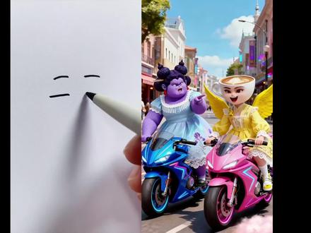 看漫画学画画#简笔画 #儿童动画