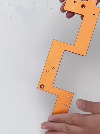免拉手开槽模具 木工专用工具神器衣柜圆弧u型槽86型开关插座开孔#木工好帮手