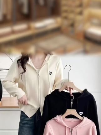 #好物推荐🔥 2025大码胖mm秋季新款休闲宽松显瘦连帽针织衫双拉链上衣女#休闲显瘦穿搭 #时尚百搭款