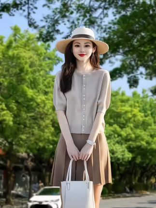 #上热门 #优雅气质 #时尚针织衫 #谁穿谁漂亮 #开衫针织外套