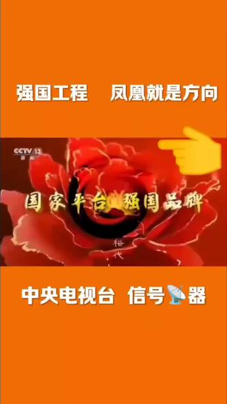 中央电视台强国品牌工程明确指明方向一一新时代国珍Logo凤凰