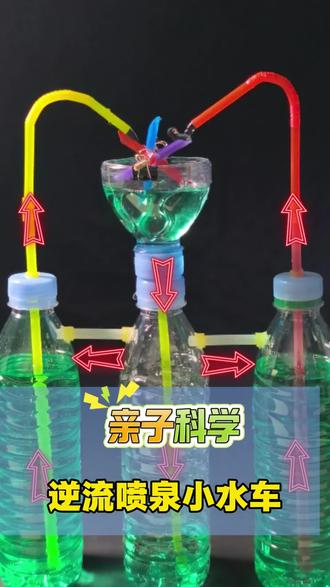 第48集 | 《逆流喷泉小水车》
这不是永动机,是大气压力的科学魔法!
想让娃秒懂能量转换?试试这个会转的水循环装置,比玩具车好玩100倍!你家娃能发明什么科学玩具?#亲子科学实验 #水车 #趣味物理 #人类幼崽科学家 #水循环实验