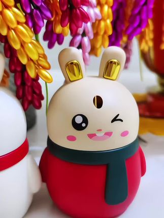 按压式 卡通 木可西兔子牙签盒#牙签盒#按压式牙签盒#卡通牙签盒#牙签盒推荐#自动弹出牙签