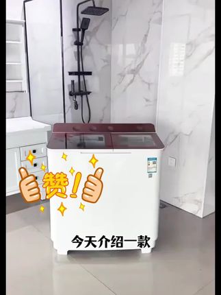 小型半自动大容量双桶迷你洗衣机家用双缸波轮出租房宿舍公寓老式洗衣机#小型洗衣机 #半自动洗衣机 #双桶洗衣机 #洗衣机