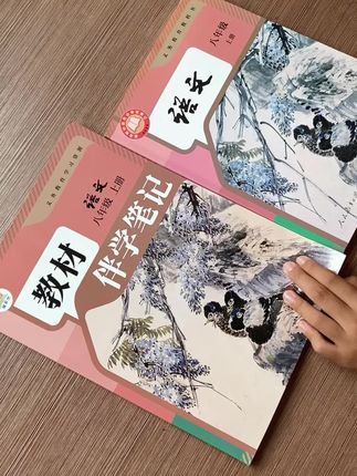 8年级预习不用去借旧课本了!也不用去报辅导班!就用这套秋季新版伴学笔记,同步新改版教材,在课文基础上加了很多标注,整理的笔记很详细,预习复习都可以用#初中语文 #暑假预习 #好书分享 #课堂笔记