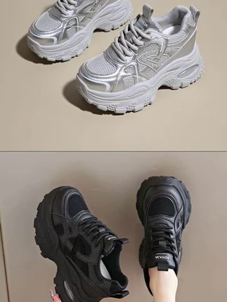 女士厚底百搭内增高老爹鞋2025年秋冬季新款网红运动小白鞋ins潮#内增高老爹鞋#老爹鞋#运动鞋#时尚潮流#谁穿谁好看@DOU+上热门 @DOU+小助手
