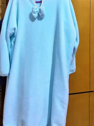 可穿式浴袍 #创作灵感 可穿式带帽浴袍加厚吸水家居服睡袍宽松长款#浴袍#可穿式浴袍 #柔软舒适 @DOU+小助手 @巨量千川
