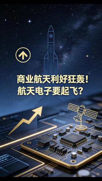 商业航天利好狂轰!航天电子要起飞?#航天电子 #商业航天 #财经股票 #股票分析 #股票交易