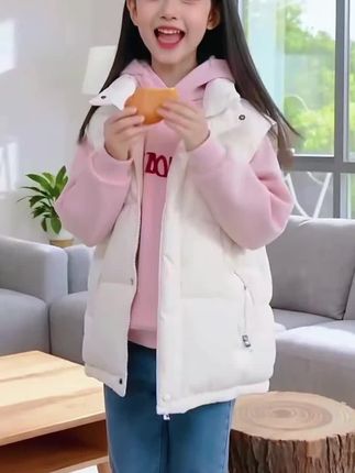 #羽绒马甲#儿童马甲#马甲背心#童装#男女同款