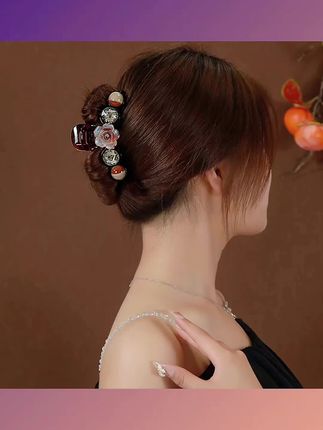 #2025新款洋气#高级感发夹发卡#夹子后脑勺#鲨鱼夹抓夹#头饰仙女款发饰