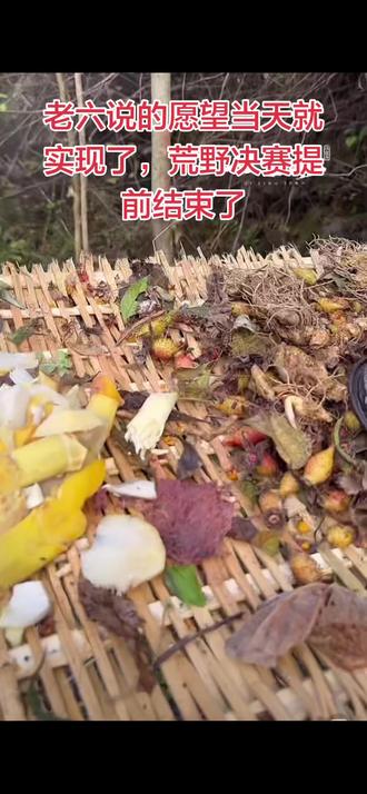 #上热门 荒野决赛18天提前结束了,不知道又出啥幺蛾子了@抖音创作者大会 @DOU+小助手 #荒野求生