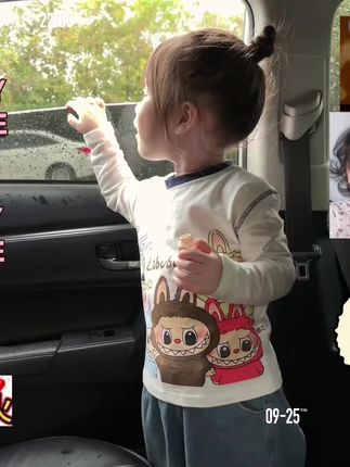 真的太太太可爱了吧!没有哪个小朋友能拒绝,男女宝穿都好看的长袖t恤#高品质童装 #儿童长袖t恤 #谁穿谁好看系列 #萌娃穿搭