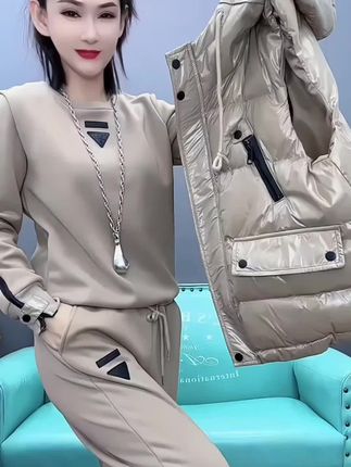 秋三件套#时尚套装 #显瘦套装穿搭 #套装#洋气套装 #气质套装