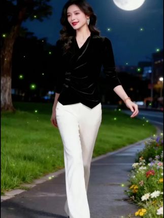 #中国风上衣 #气质女神范儿 #谁穿谁漂亮 #减龄显瘦穿搭 #最美穿搭