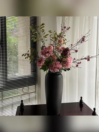 设计师款手扎花束太绝了!干花仿真花绢花颜值在线,摆桌面客厅瞬间添氛围感✨ #极简主义 #干花摆件 #仿真花装饰 #客厅桌面摆饰 #居家插花
