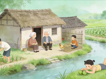 四年级下册语文第1课《清平乐.村居》课文欣赏#四年级下册语文