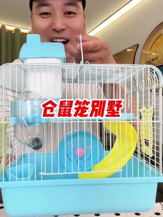 #仓鼠笼子 #仓鼠别墅 #双层仓鼠笼 #铁艺仓鼠笼 #防啃咬仓鼠笼