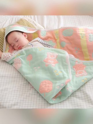 选对不选错!婴儿抱被给宝宝贴心呵护 #初生婴儿抱被 #产房包单 #纯棉抱被 #夏季薄款包被 #宝宝包裹用品