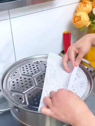 #食品级硅胶蒸笼布大号耐高温一次性不粘包子馒头垫防水家用笼屉布#分享好东西