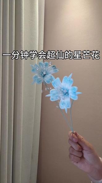 简单好学的星芒花#我的手工作品#手工花艺 #扭扭棒教程