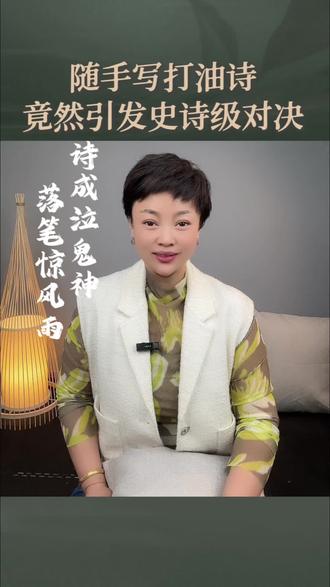 网友随手在桥下写的一首打油诗
竟然引发了一场史诗级的诗词对决!#诗词 #情感共鸣 #国学文化 #文字的魅力