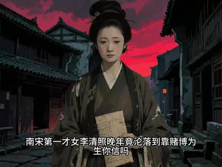 #南宋李清照
千古才女、颠沛中坚守词心