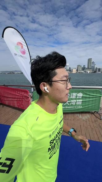 跑步打卡十五运铁人三项比赛场地#全运会 #铁人三项