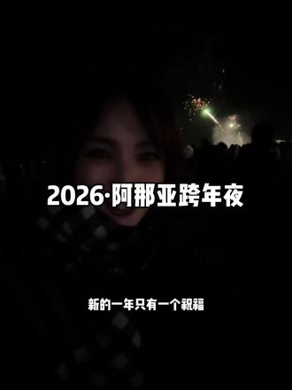 新的一年,有一个愿望:结婚🎎#烟花 #夜景#跨年#阿那亚#2026