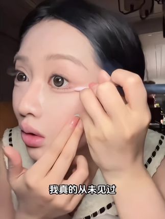 用对工具妈生卧蚕就这么简单!#卧蚕 #新手化妆教程 #卧蚕画法 #缩短中庭