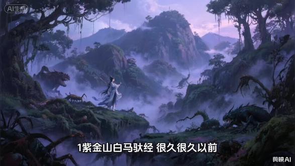 #动漫中的传统文化 #南京民间故事 紫金山白马公园1. 紫金山·白马驮经