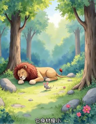 【第七集】伊索寓言故事《狮子与老鼠》
#看绘本的宝宝 #创作者中心 #创作灵感